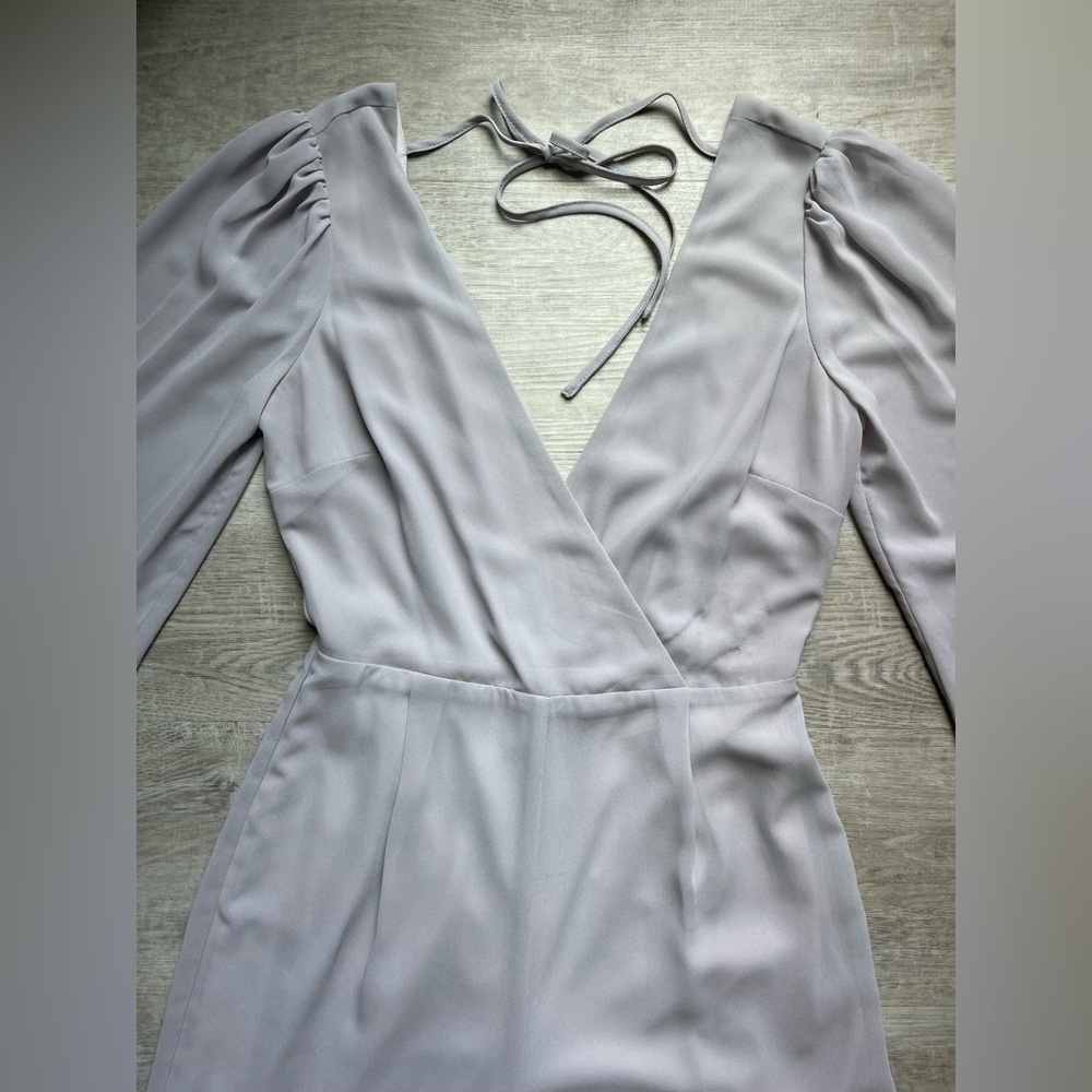 Lulus Absolutely Elegant Backless Long Sleeves Gr… - image 3